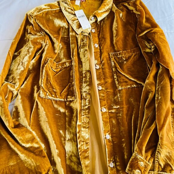 Velvet Buttondown Shirt - Picture 5 of 5